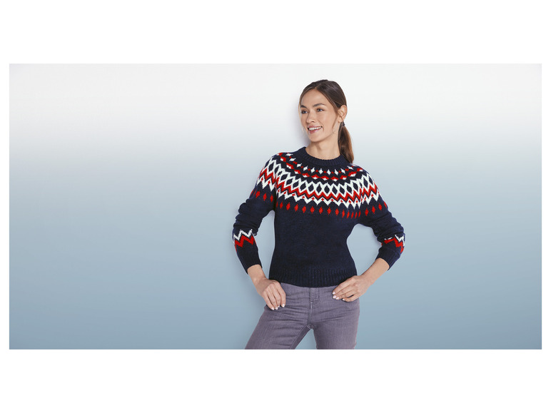 Pełny ekran: esmara® Sweter damski w stylu norweskim - zdjęcie 6