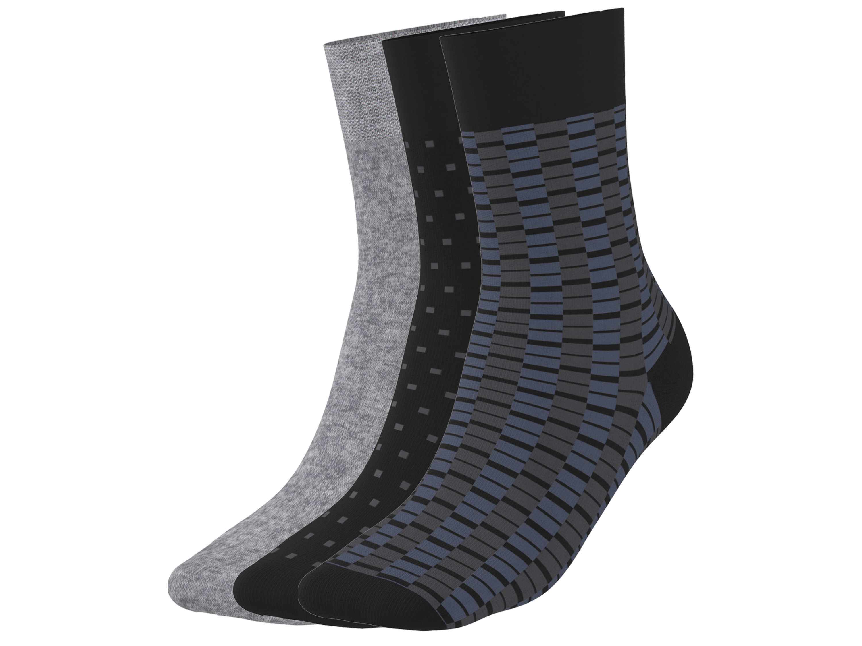 esmara Men Skarpetki męskie z biobawełną, 3 pary 