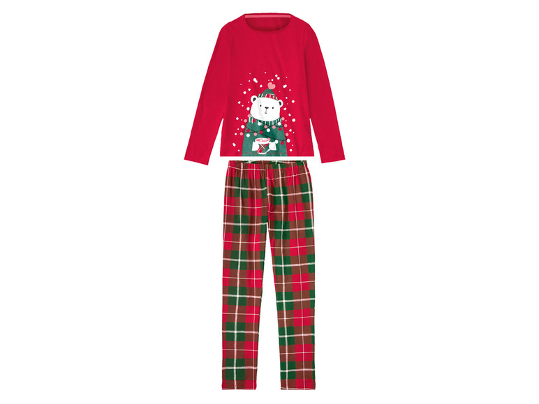 Pełny ekran: pepperts Piżama świąteczna dziewczęca z bawełną (bluzka + spodnie) - zdjęcie 5