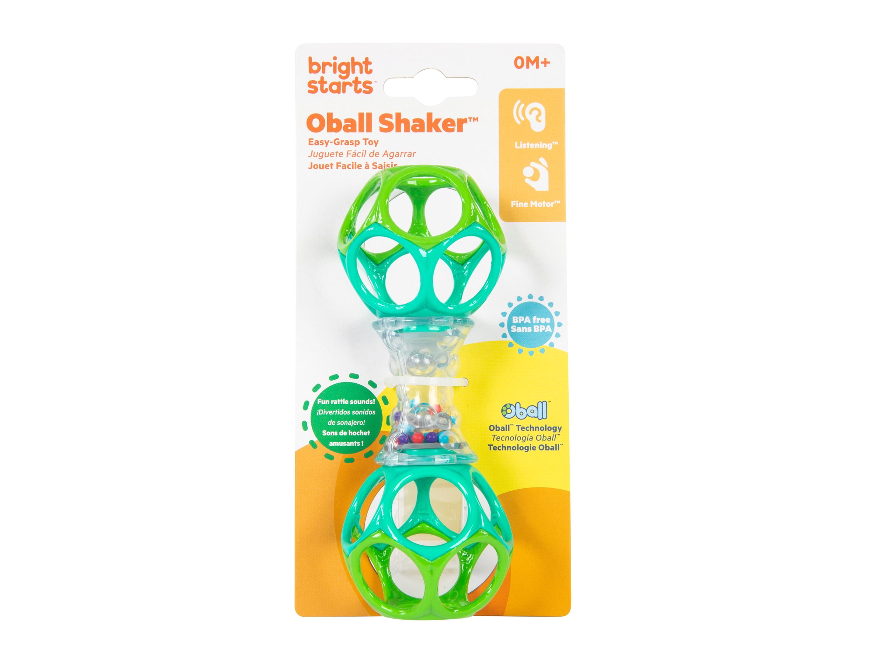 BRIGHT STARTS™ Zabawka sensoryczna aktywizująca (Shaker Toy)
