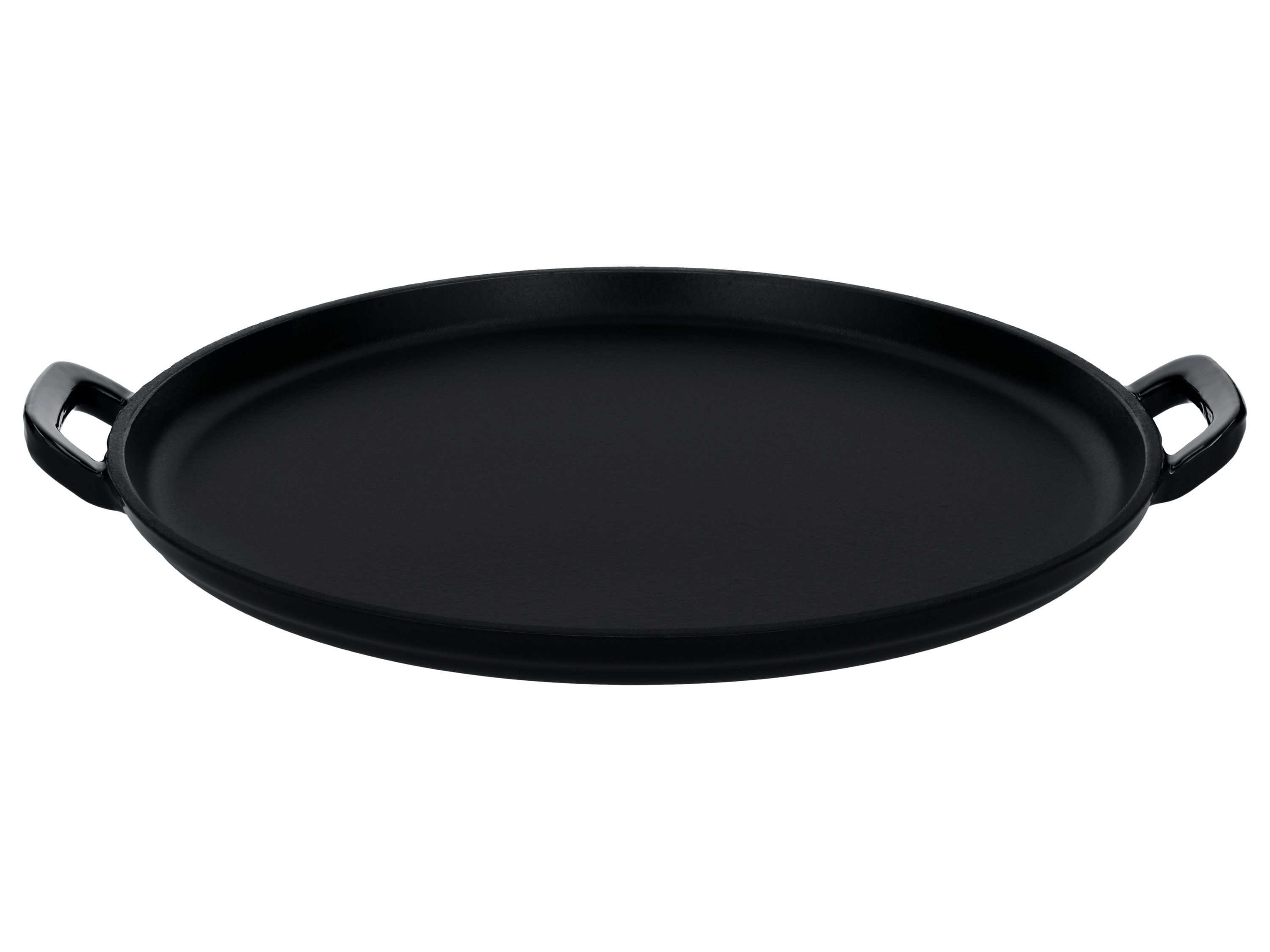 SILVERCREST® Płyta żeliwna do pizzy \ do grillowania  (Talerz do pizzy/czarny)