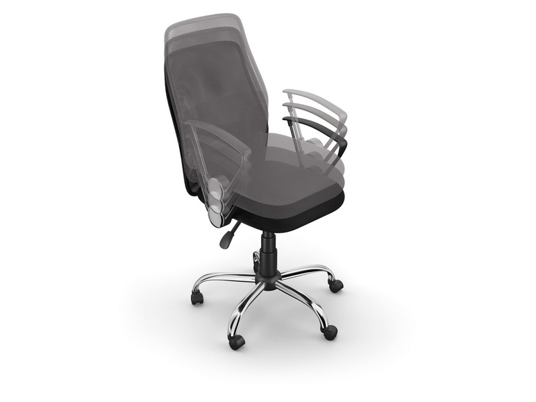 Pełny ekran: LIVARNO home Krzesło obrotowe, ergonomiczny kształt - zdjęcie 5