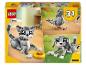 Pudełko LEGO Creator 3 w 1 z modelami kota, gołębia i psa.