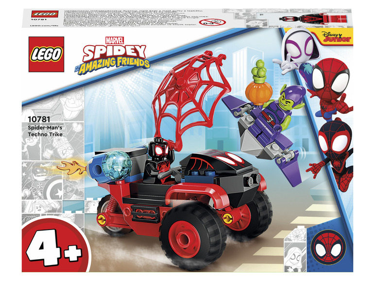 Pełny ekran: LEGO® Spidey und Super-Freunde 10781 Miles Morales: Technotrójkołowiec Spider-Mana - zdjęcie 1