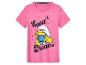 Różowe T-shirt z Smurfettą i napisem 'Sweet Dreams'.