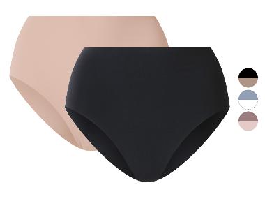 ESMARA® Majtki wyszczuplające wycinane laserowo, 2 sztuki.