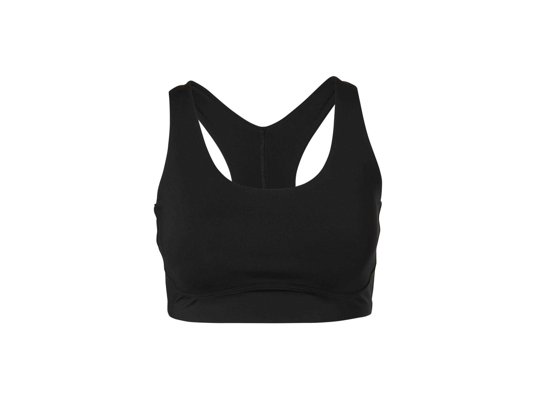 CRIVIT Damski biustonosz sportowy (Czarny, XL (48/50))