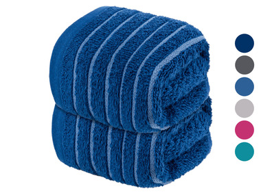 LIVARNO home Ręcznik frotte dla gości, 30 x 50 cm, 2 sztuki
