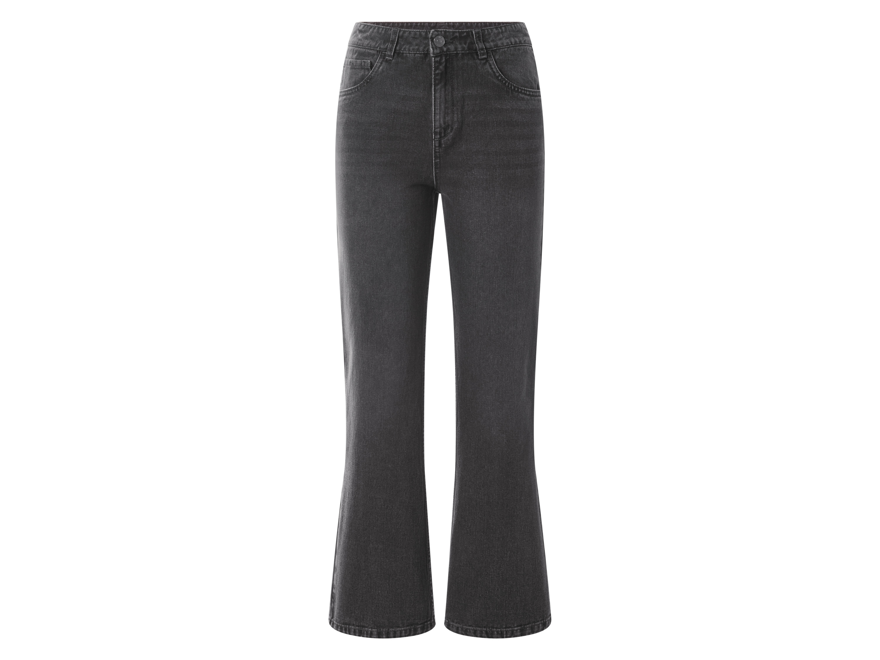 ESMARA KIDS Jeansy termiczne dziecięce, Flare Fit (Szary, 158)