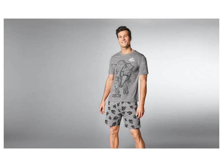 Pełny ekran: Piżama męska (t-shirt + szorty) z bawełną, 1 komplet - zdjęcie 10