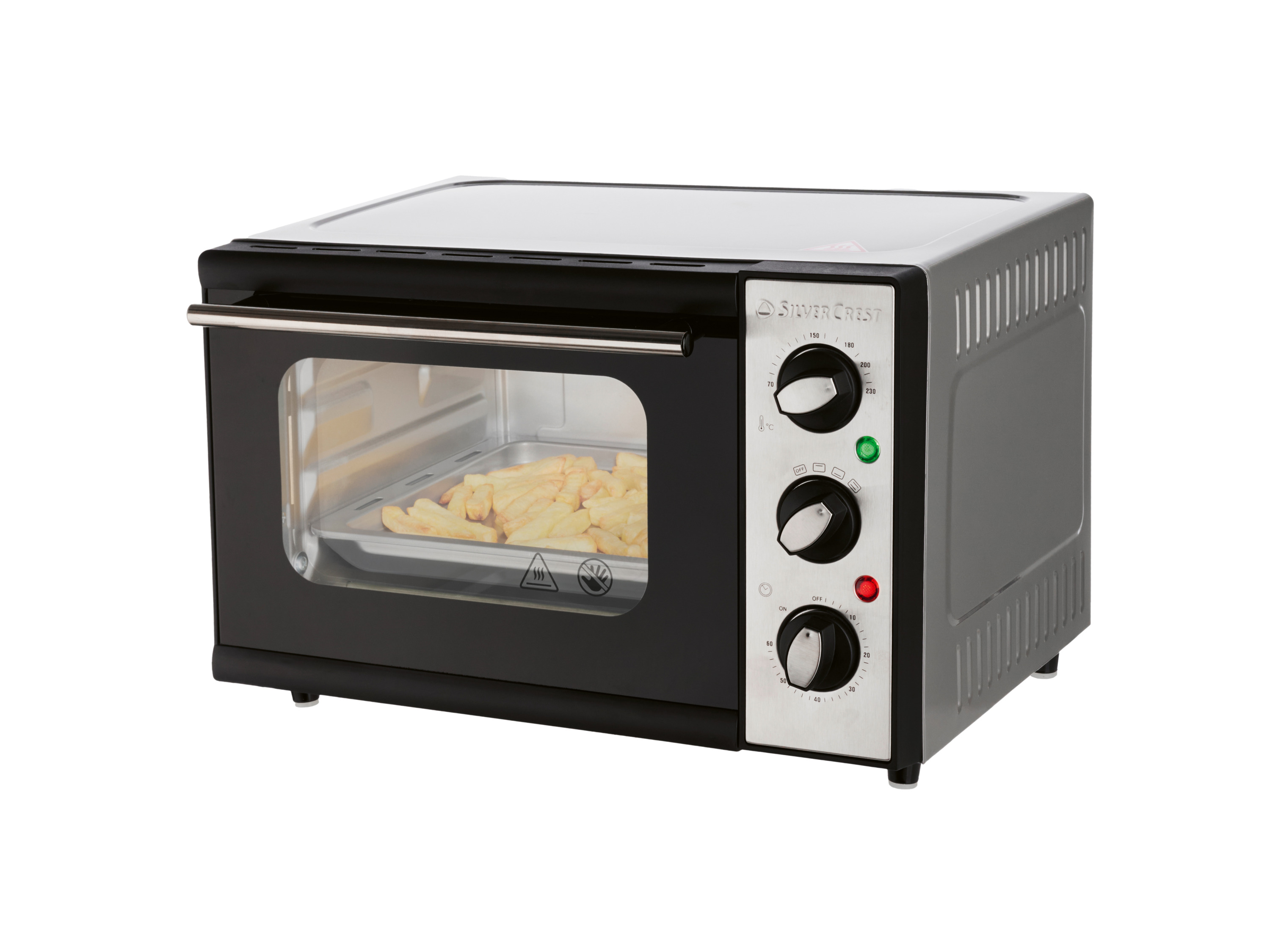SILVERCREST® Mini piekarnik elektryczny z funkcją grilla, 1300 W, SGB 1200 B5