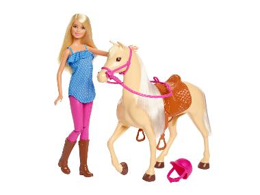 Barbie Zestaw do zabawy „Lalka i koń”
