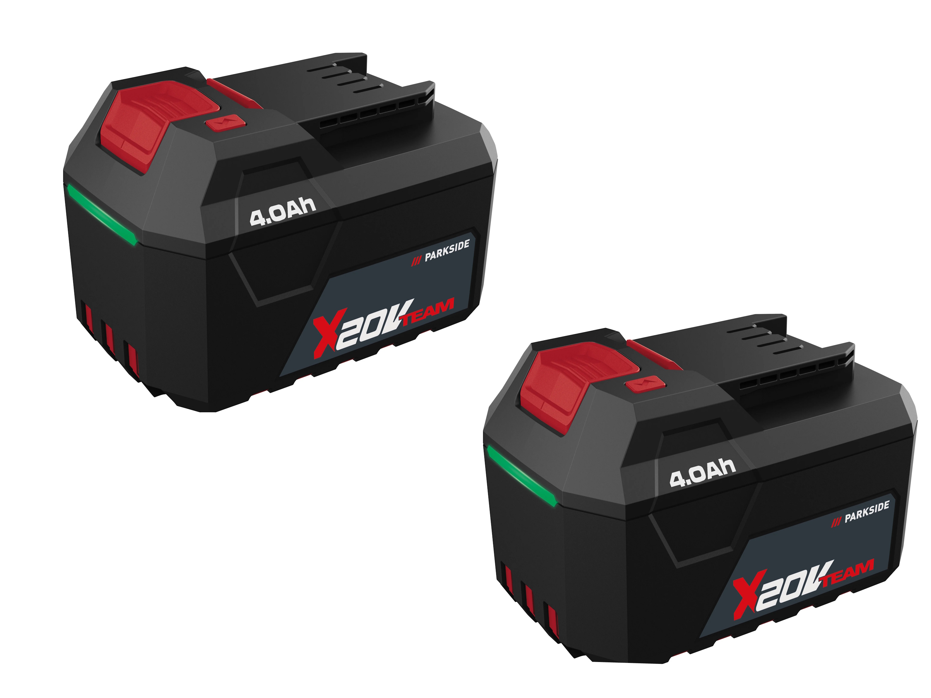PARKSIDE® Zestaw 2 akumulatorów 20 V, 4 Ah