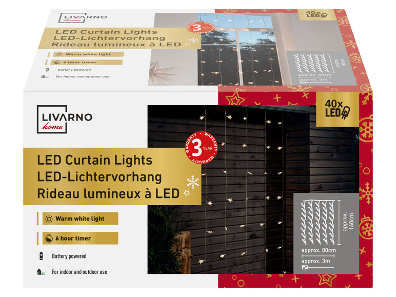 Pełny ekran: LIVARNO home Girlanda świetlna LED - zdjęcie 3