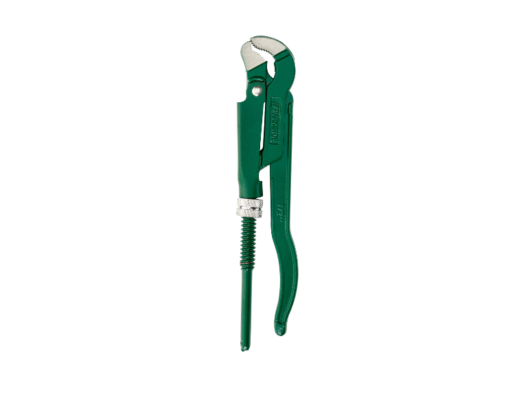 Zielony klucz do rur Parkside.