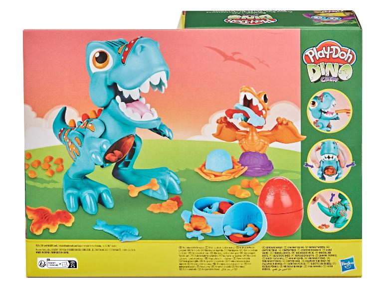 Zabawka Play-Doh Dino Crew z dinozaurami i jajkiem Play-Doh.