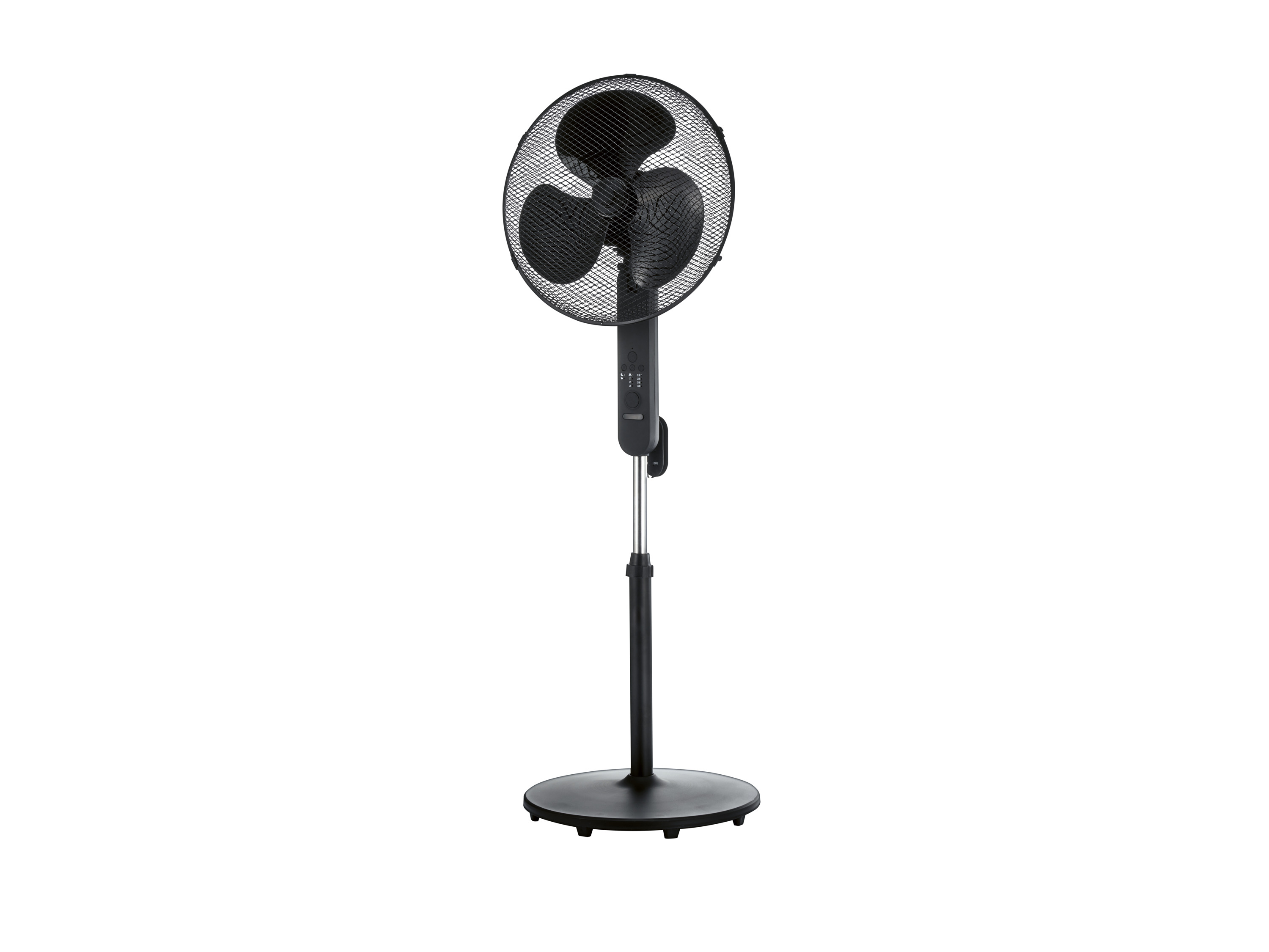 TRONIC® Wentylator podłogowy SSVF 45 D2, z pilotem (Czarny)
