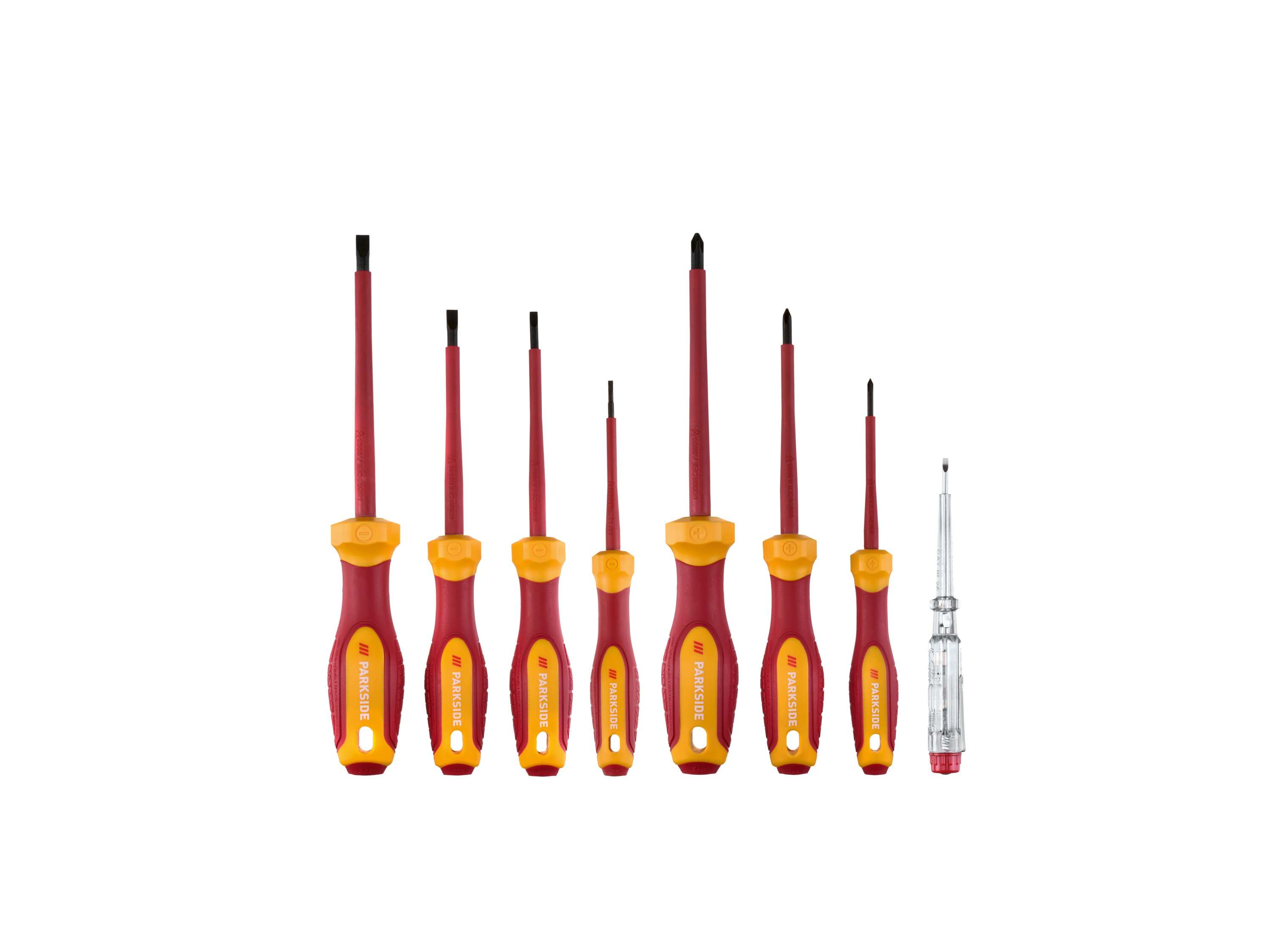 PARKSIDE® Zestaw 8 śrubokrętów VDE