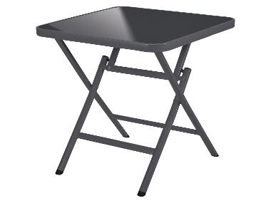 LIVARNO® Aluminiowy stolik ogrodowy składany Houston/Toronto, szary