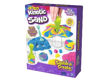 KINETIC SAND Piasek kinetyczny Zestaw „Squish N' Create”