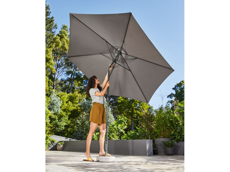 Pełny ekran: LIVARNO home Parasol ogrodowy przeciwsłoneczy, Ø 294 cm, antracyt - zdjęcie 14
