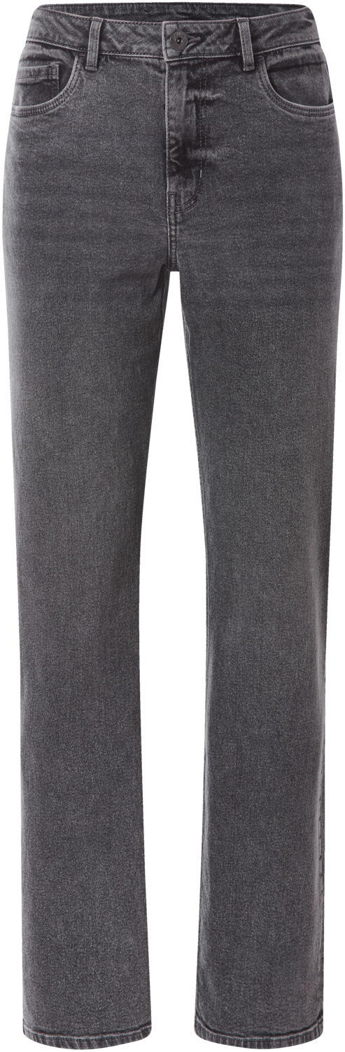 ESMARA® Jeansy damskie straight fit (Szary, 34)