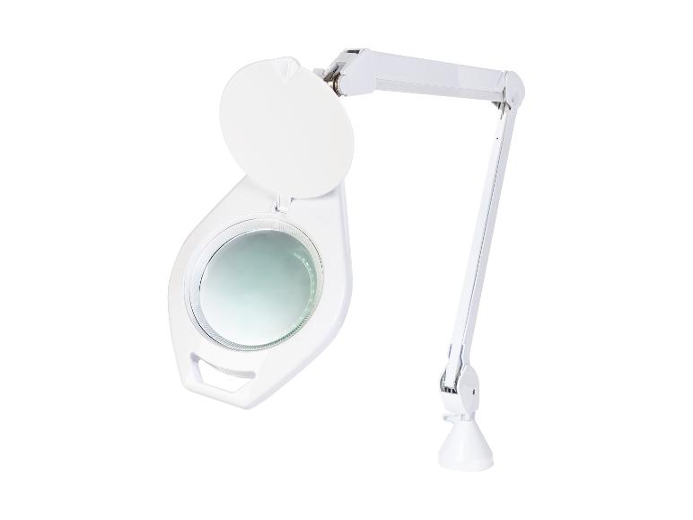 Lampka zaciskowa LED z lupą