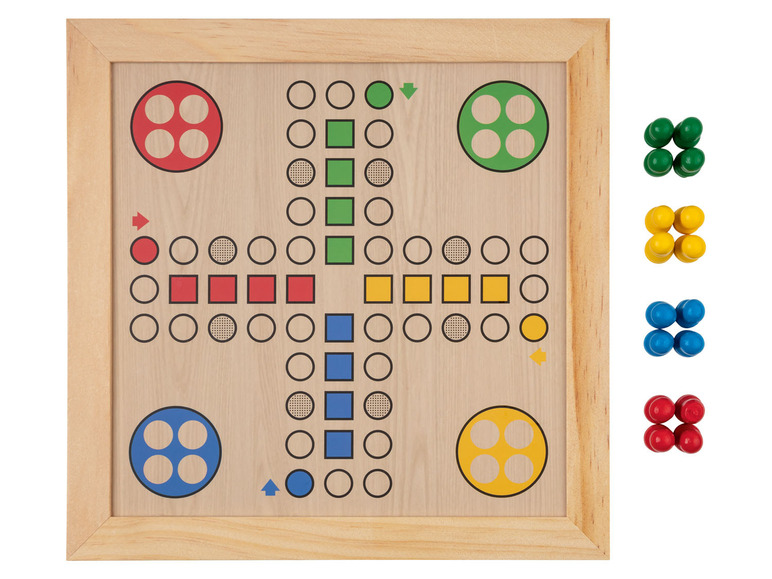Pełny ekran: Playtive Drewniany zestaw gier w stabilnym drewnianym pudełku - zdjęcie 8