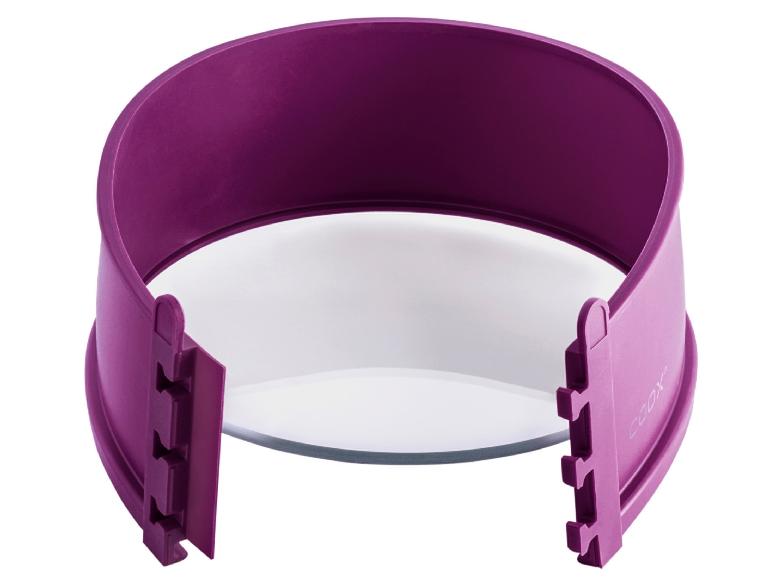 Coox Forma okrągła do ciasta ze szklanym dnem (Fioletowy)