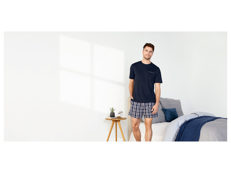 Pełny ekran: LIVERGY® Piżama męska z bawełny (t-shirt + szorty) - zdjęcie 10