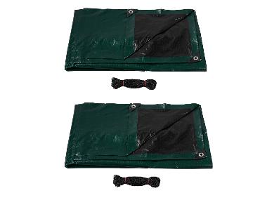 PARKSIDE® Zestaw 2 plandek, 1,5 x 6 m