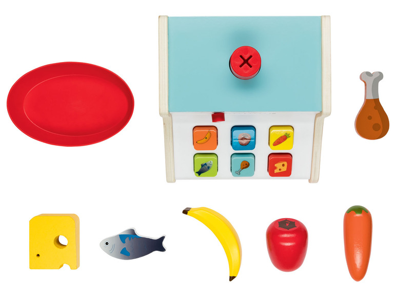 Pełny ekran: Playtive Drewniane zabawki akcesoria do zabawy w sklep, 1 zestaw - zdjęcie 4