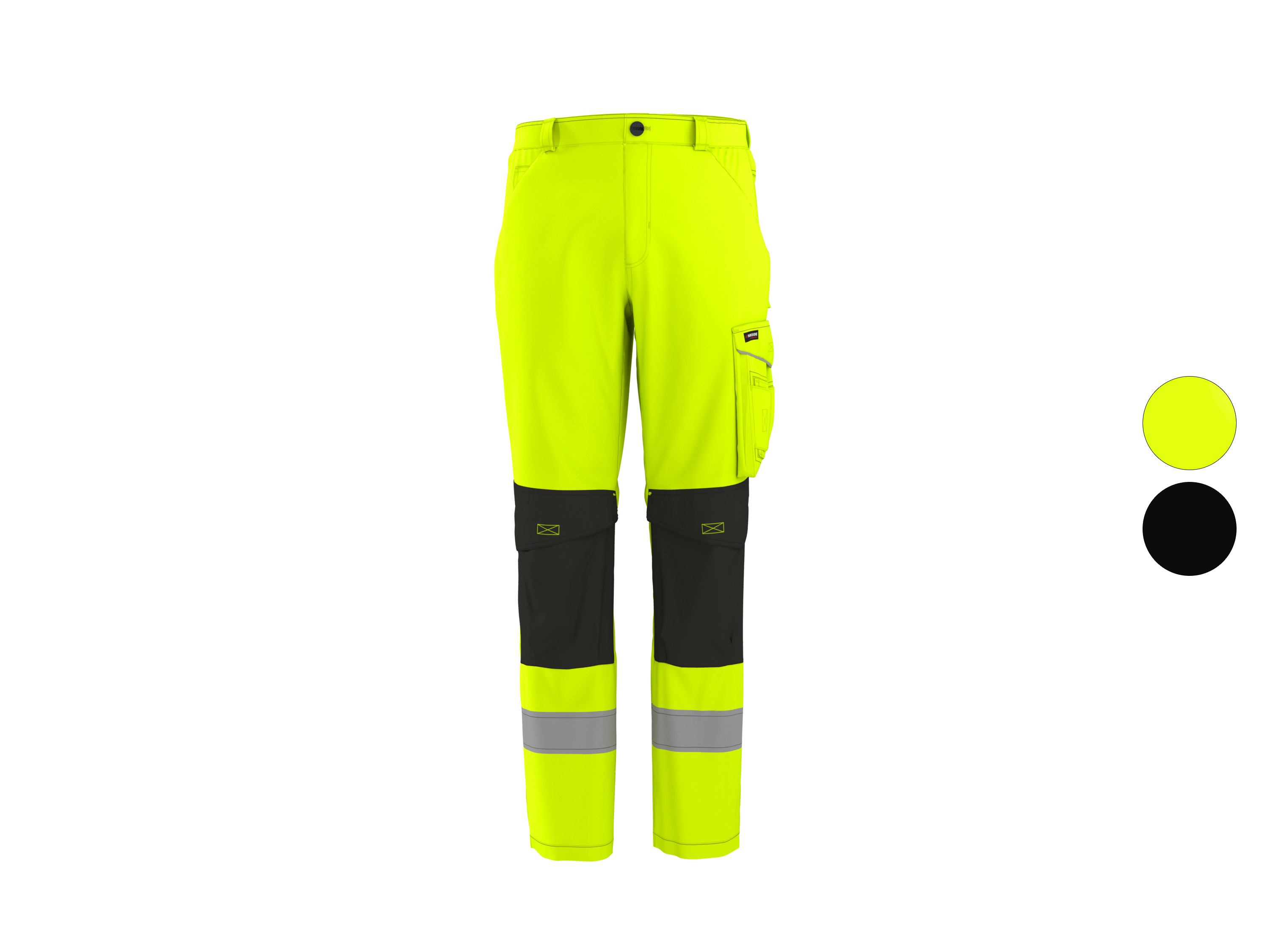PARKSIDE PERFORMANCE® Spodnie robocze męskie softshell odblaskowe