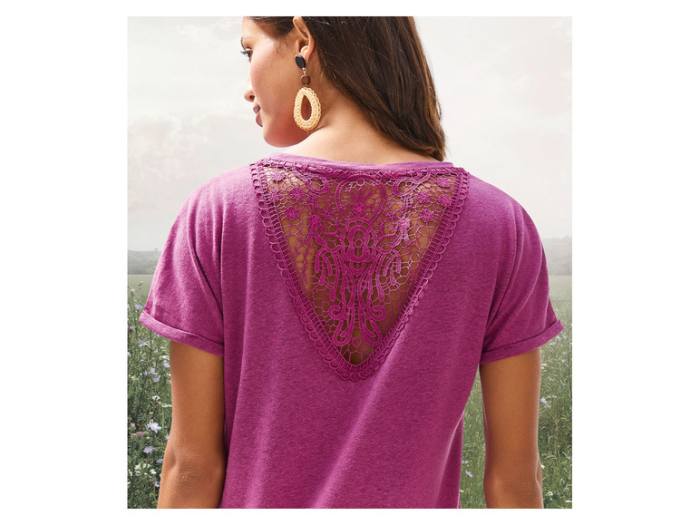 Pełny ekran: esmara® T-shirt damski z włóknem konopnym i bawełną organiczną - zdjęcie 15