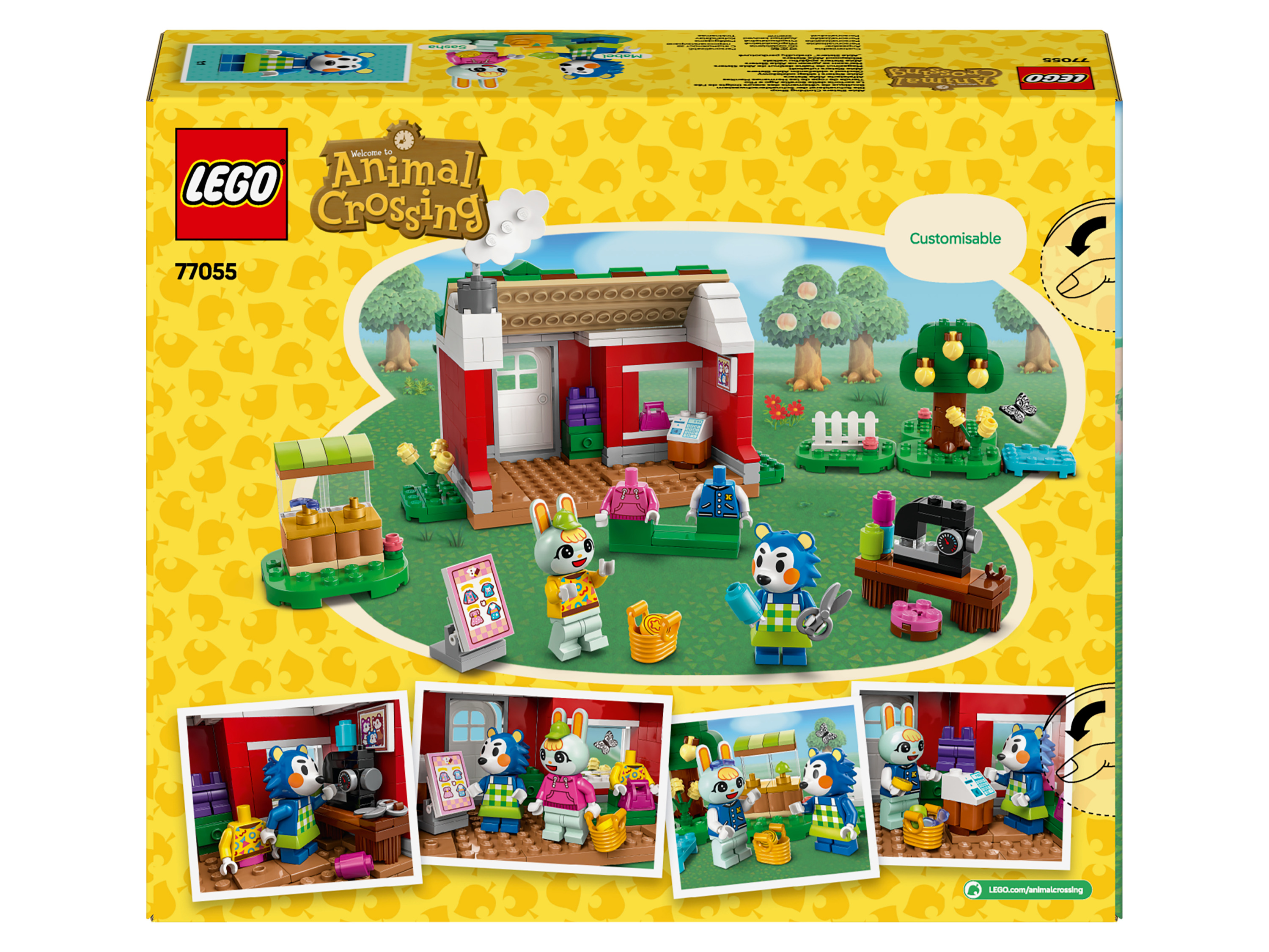 LEGO® Animal Crossing 77055 Able Sisters i sklep odzieżowy