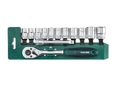 PARKSIDE® Zestaw kluczy nasadowych, 3/8", 13 elementów