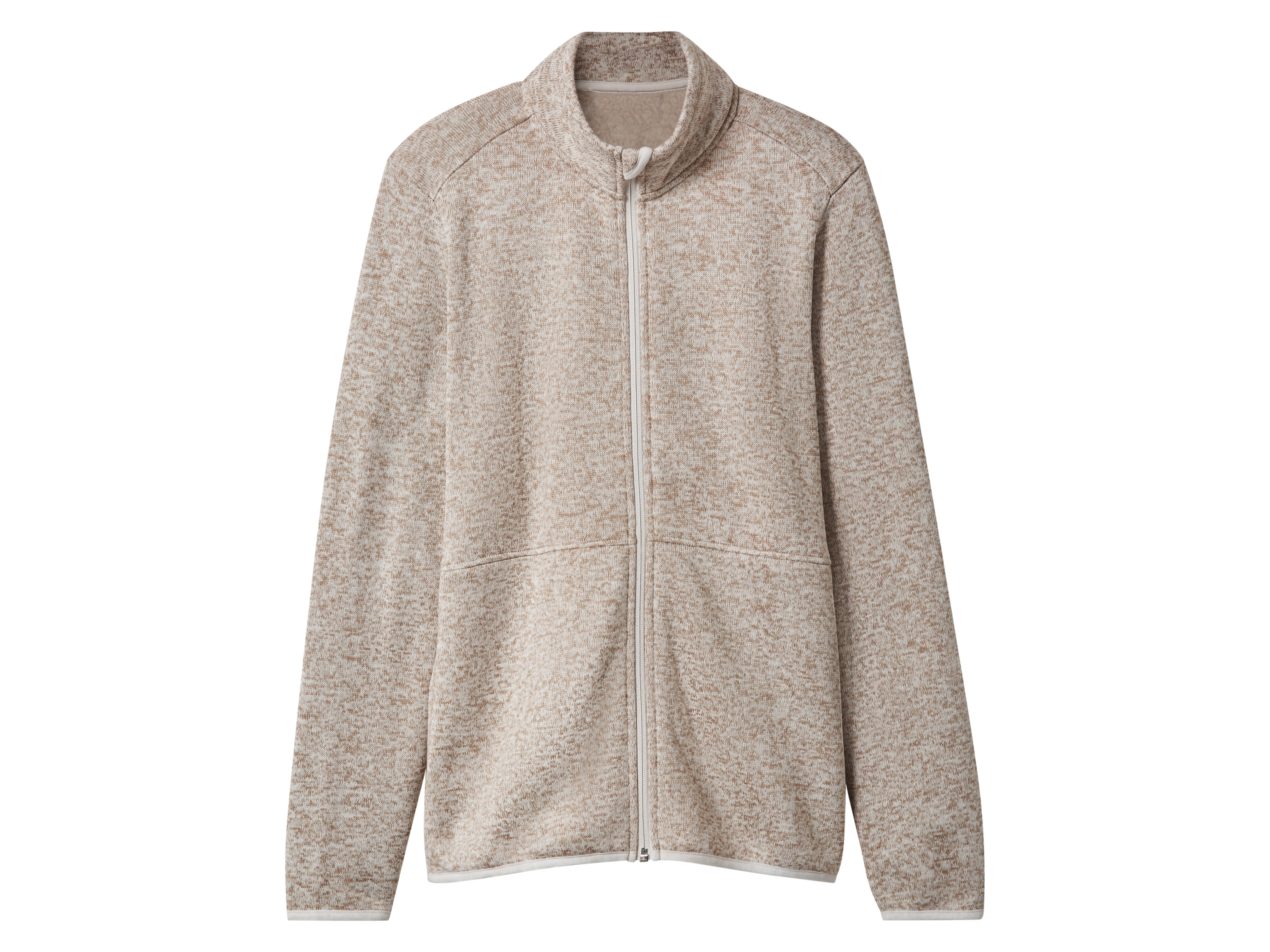 esmara® Bluza polarowa damska z dzianiny (Beżowy, XS (32/34))