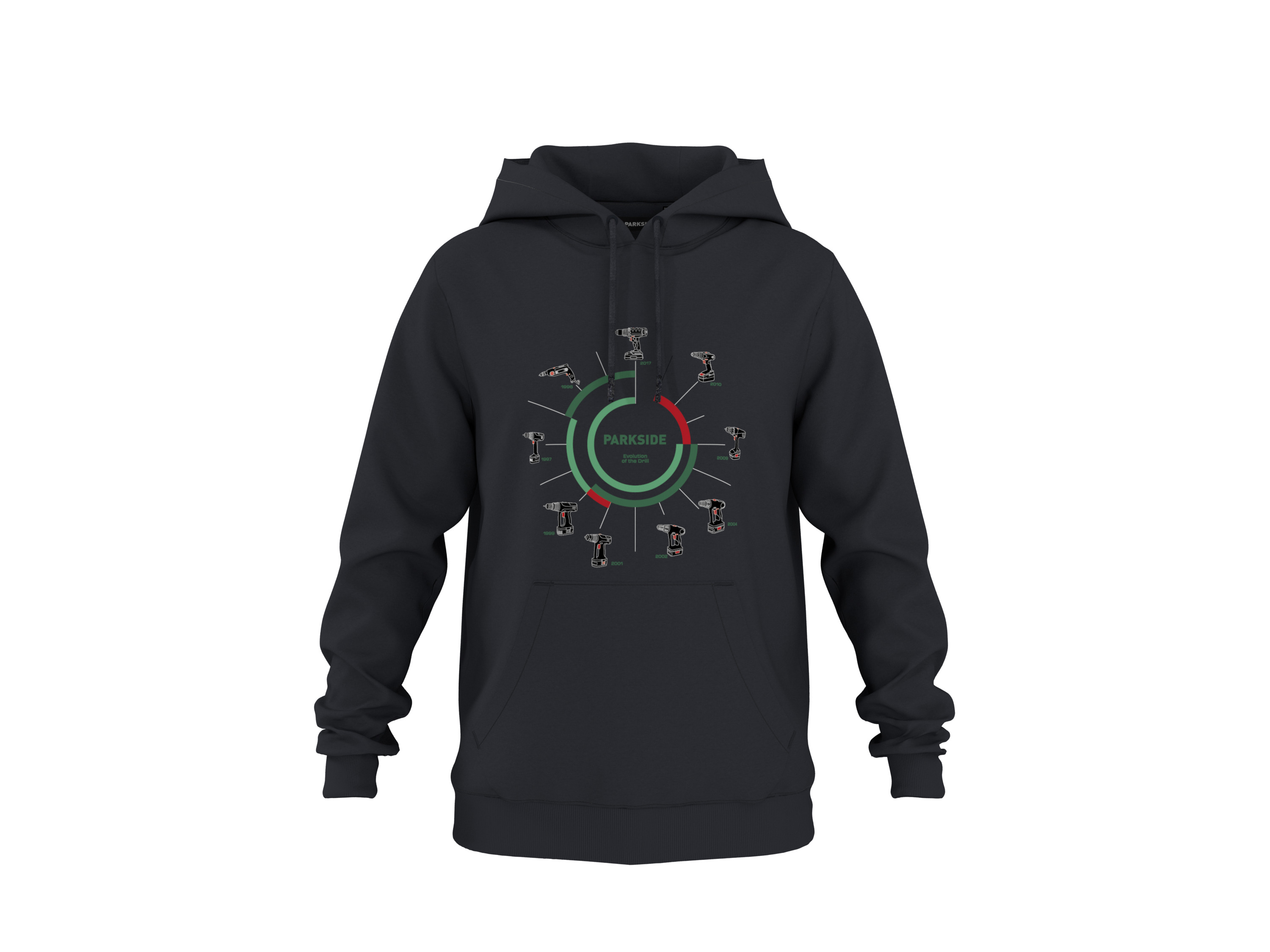PARKSIDE® Bluza męska z kapturem Fan Edition (S (44/46))
