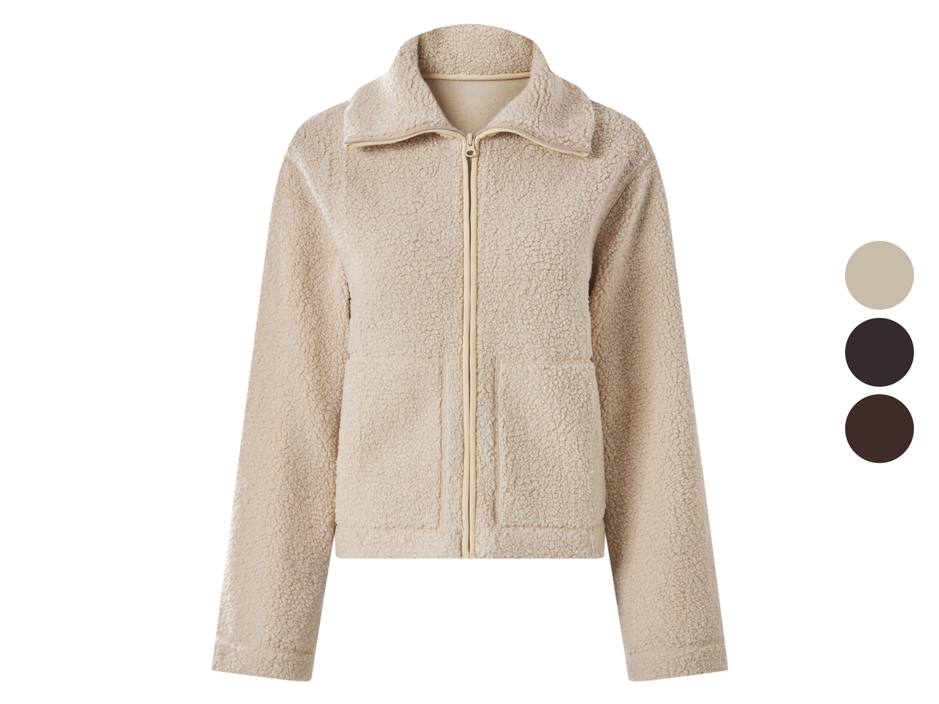 ESMARA® Kurtka damska z polaru teddy