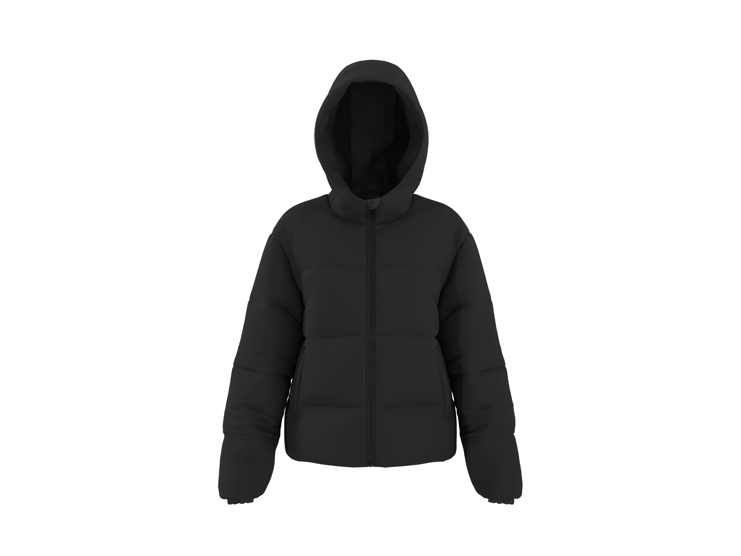 ESMARA® Kurtka pikowana damska (Czarny, L(44/46))