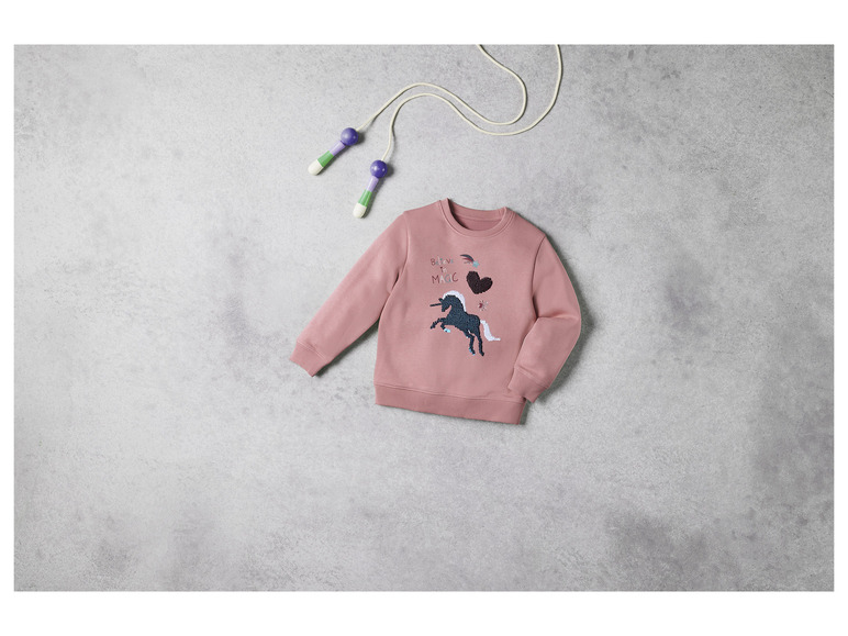 Pełny ekran: lupilu® Bluza dresowa dziecięca z odwracalnymi cekinami - zdjęcie 10
