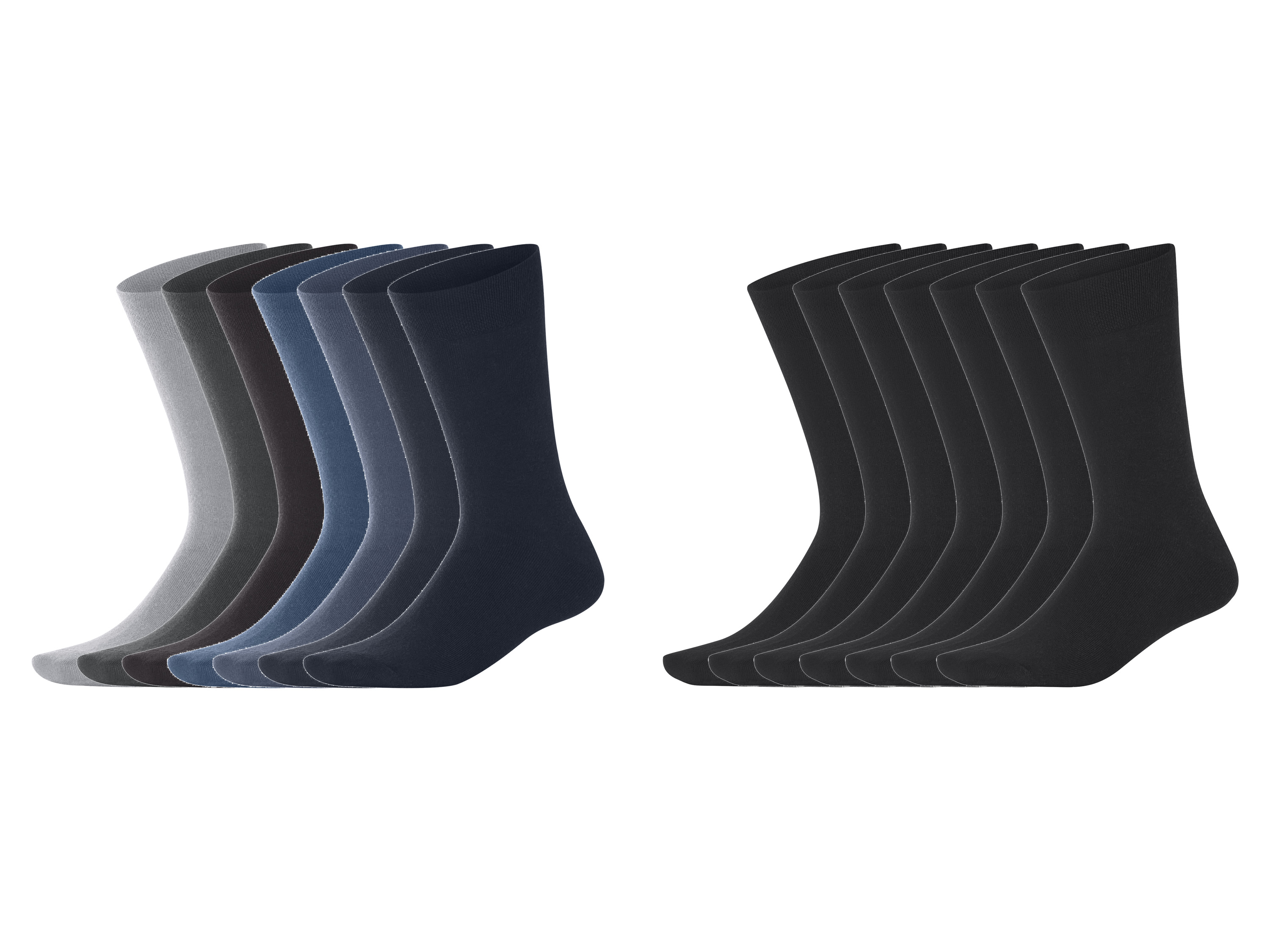 esmara Men Skarpetki męskie z biobawełną, 7 par