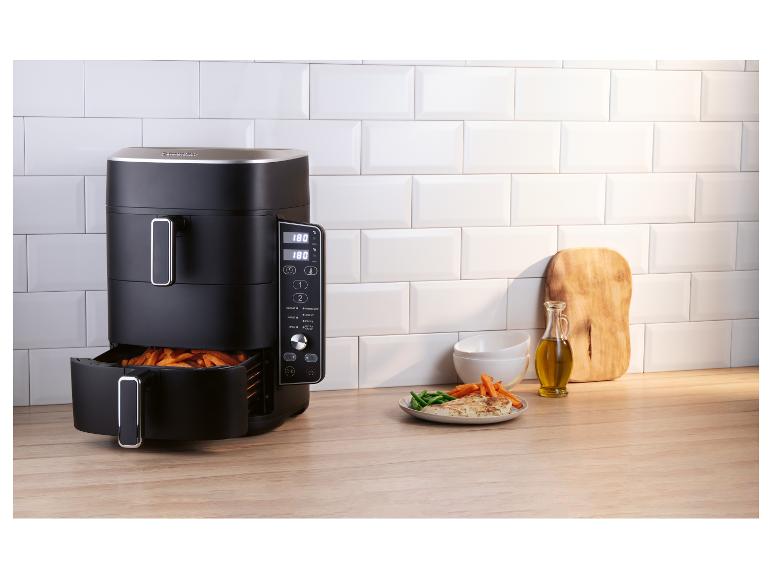 Frytkowica beztłuszczowa Air Fryer, 2470 W, z podwójnym koszem, 9 l