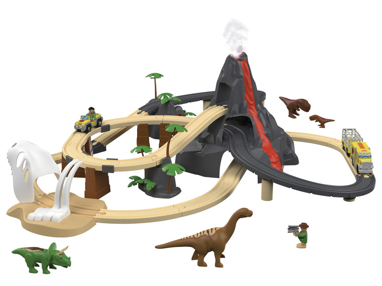 Pełny ekran: Playtive Drewniana kolejka Pociąg miejski lub Park dinozaurów - zdjęcie 10