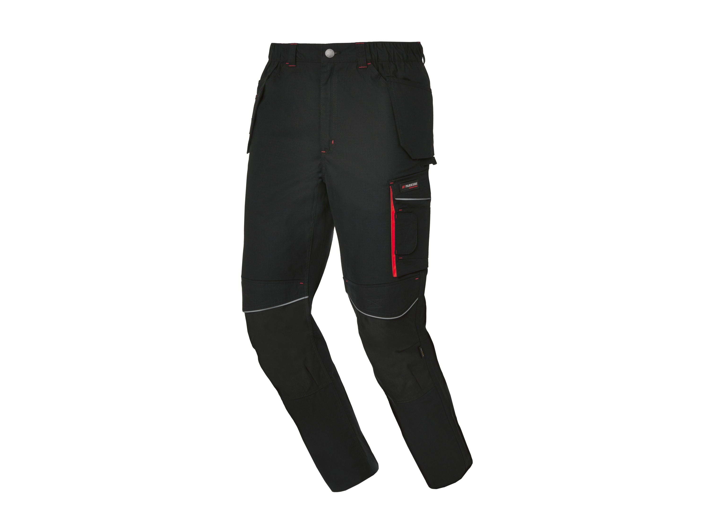 PARKSIDE PERFORMANCE® Spodnie robocze męskie Ripstop (Czarny, 56)