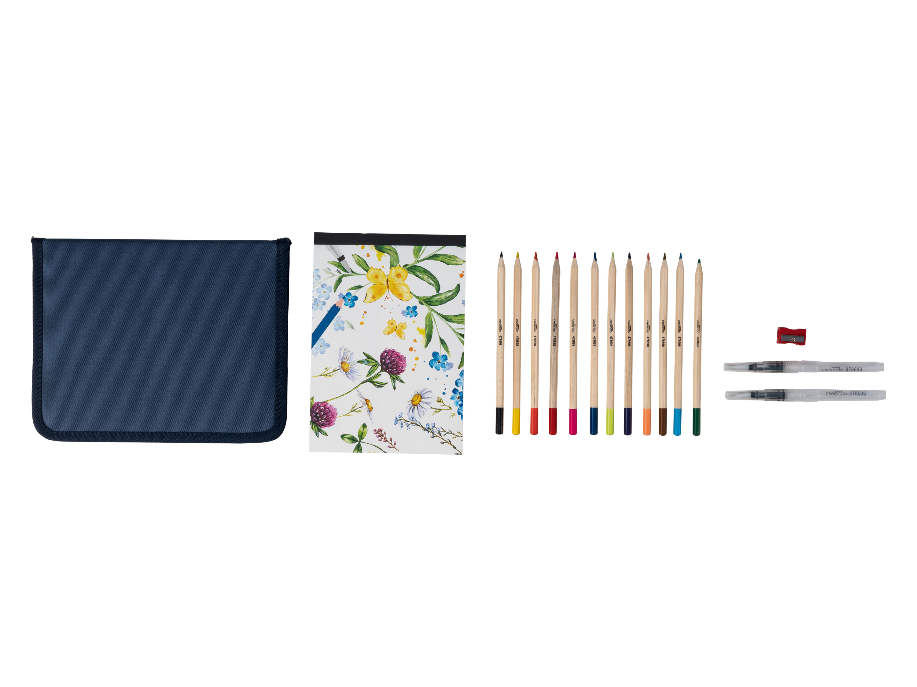 crelando® Etui z przyborami dla artysty (akwarela)