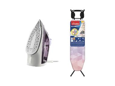 Zestaw do prasowania: żelazko parowe Philips 2000 Series DST2020/30 2000W i deska do prasowania Diamond S