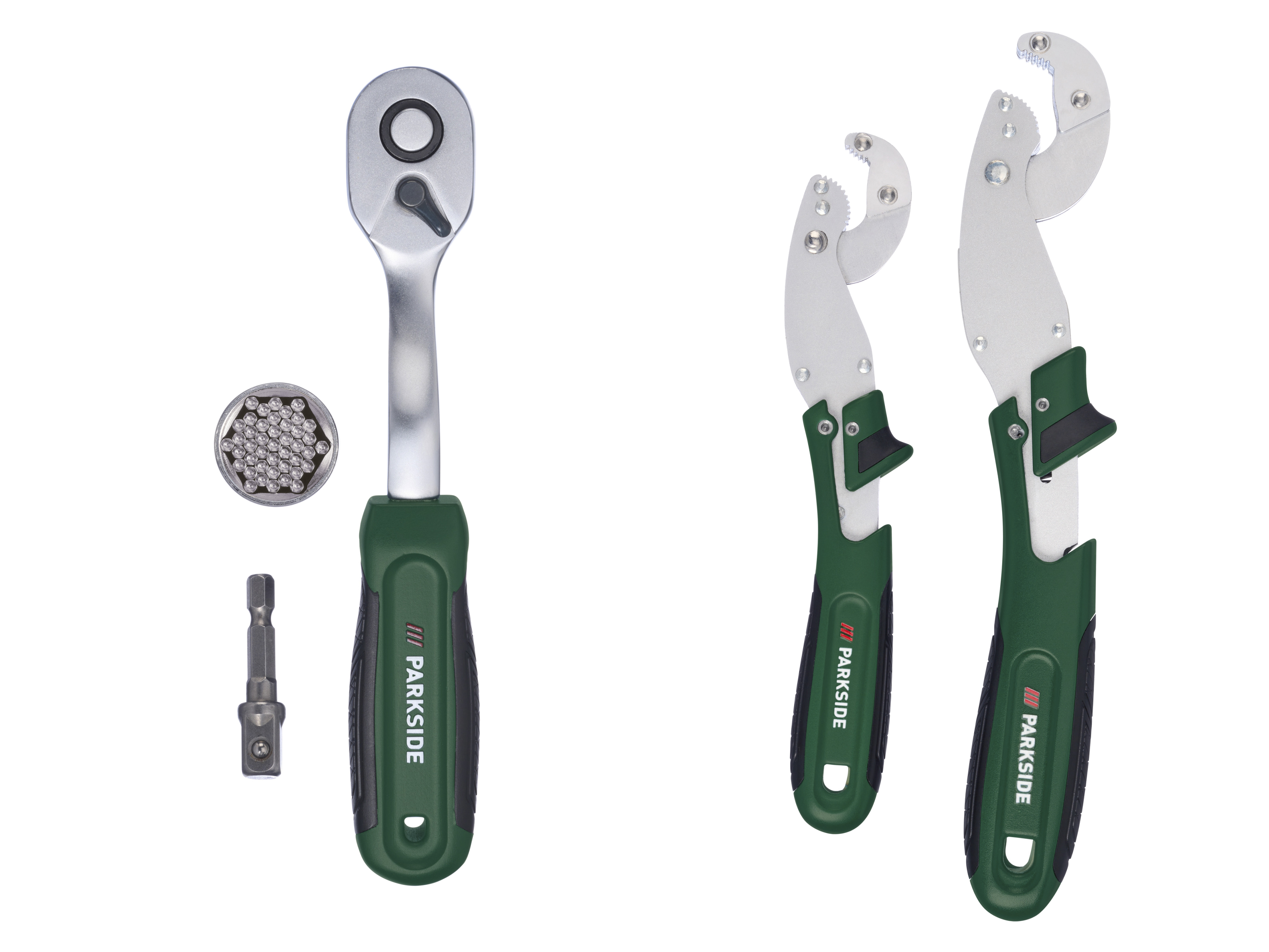 PARKSIDE® Zestaw grzechotek z uniwersalnym kluczem nasadowym PRMS 21 B1 / Zestaw kluczy uniwersalnych