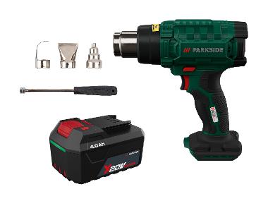 PARKSIDE® Zestaw Akumulatorowa opalarka, 20 V z akumulatorem litowo-jonowym, 4 Ah