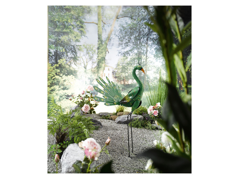 Pełny ekran: LIVARNO home Dekoracyjny ptak do ogrodu z lampką solarną LED, 1 sztuka - zdjęcie 6